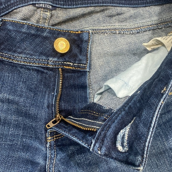 American Eagle Stretch Bootcut Jeans Size 6 Dark Wash Mid Rise AE Denim - Picture 7 of 12